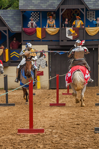 Knights Jousting at Maryland Renaissance Festival